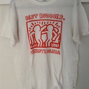 Best Buddies PA Jerzees Classic White Heavyweight T-Shirt